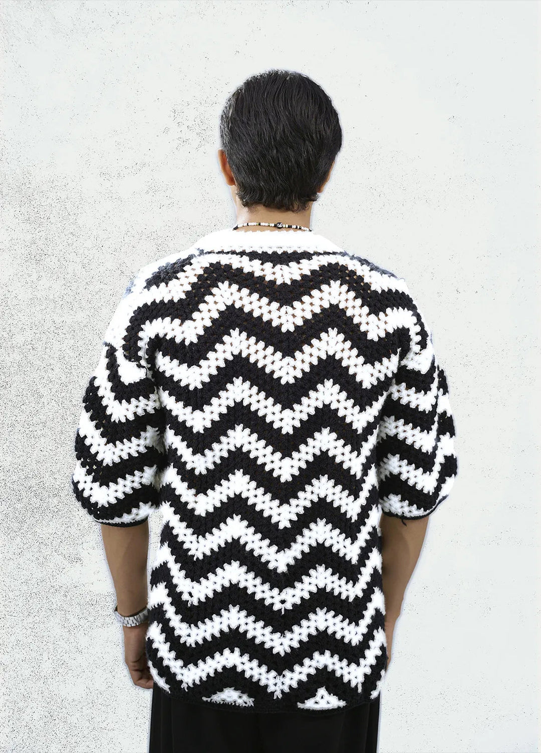 Hypnotic Unisex Crotchet Shirt Vortex Vibes