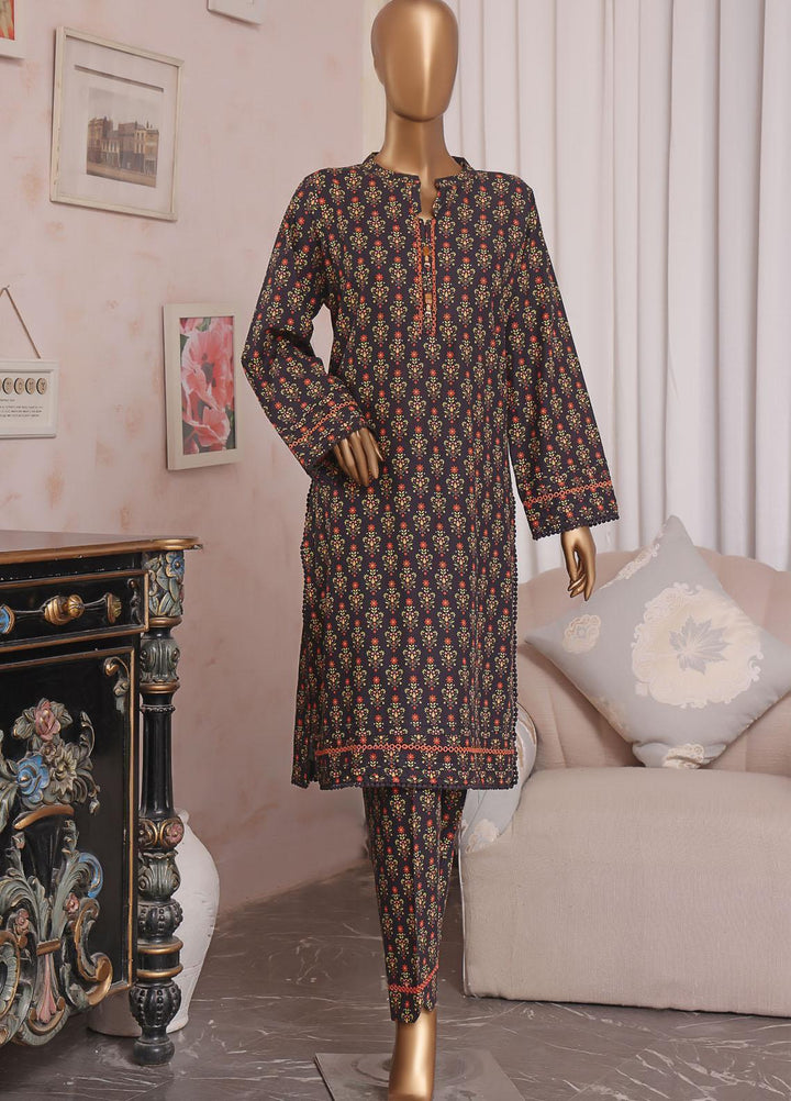 HZ Textiles Pret Printed Cambric 2 Piece Suit HZ22CC-1 D-44