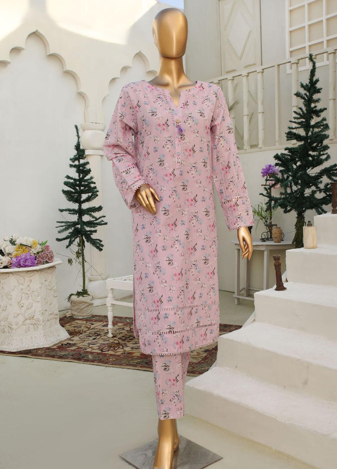 HZ Textiles Casual Pret Printed Lawn 2 Piece Suit HZ23PCD SV-47