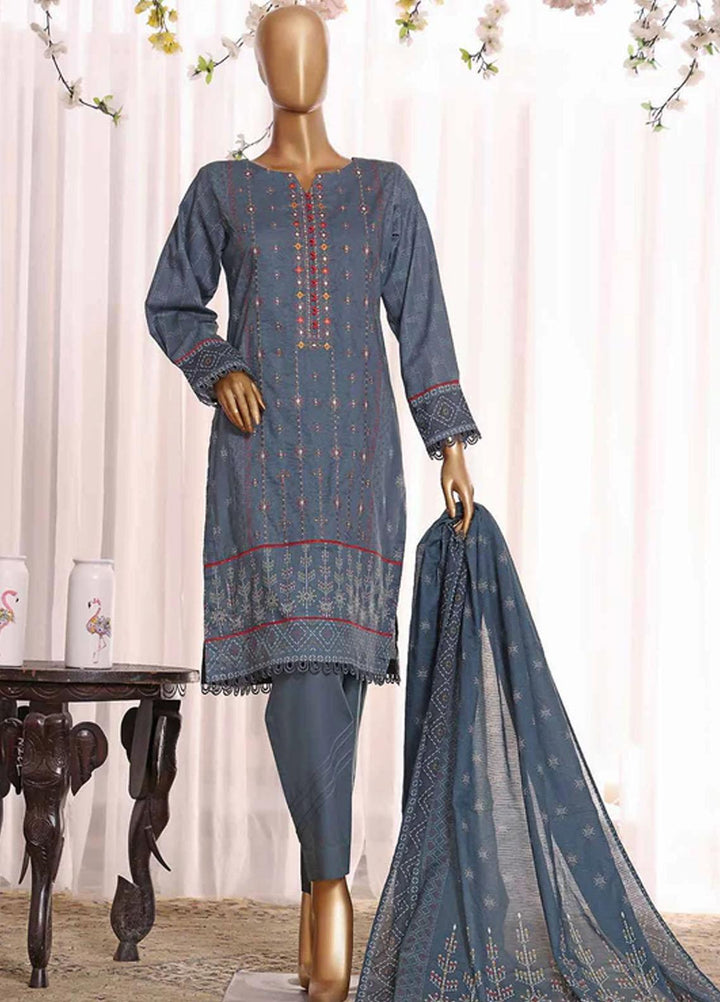 HZ Textiles Embroidered Airjet Suits Unstitched 3 Piece HZ22AS AE-0413 - Festive Collection