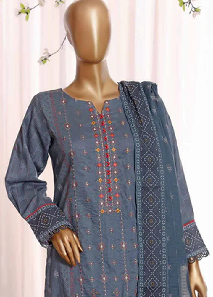 HZ Textiles Embroidered Airjet Suits Unstitched 3 Piece HZ22AS AE-0413 - Festive Collection