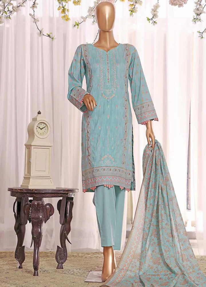 HZ Textiles Embroidered Airjet Suits Unstitched 3 Piece HZ22AS AE-0415 - Festive Collection