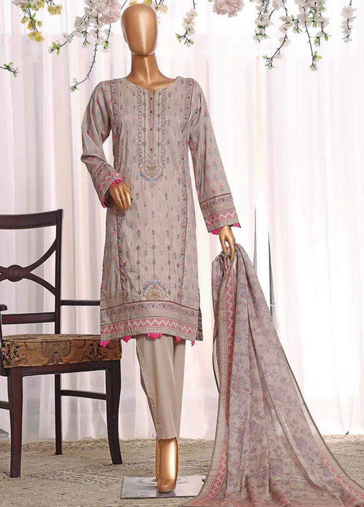 HZ Textiles Embroidered Airjet Suits Unstitched 3 Piece HZ22AS AE-0416 - Festive Collection