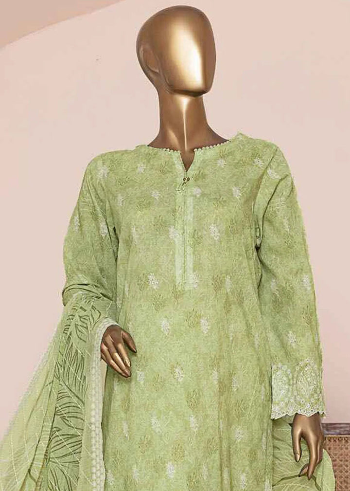 HZ Textiles Chikankari Lawn Suits Unstitched 3 Piece HZ25CE PEC-955 - Summer Collection