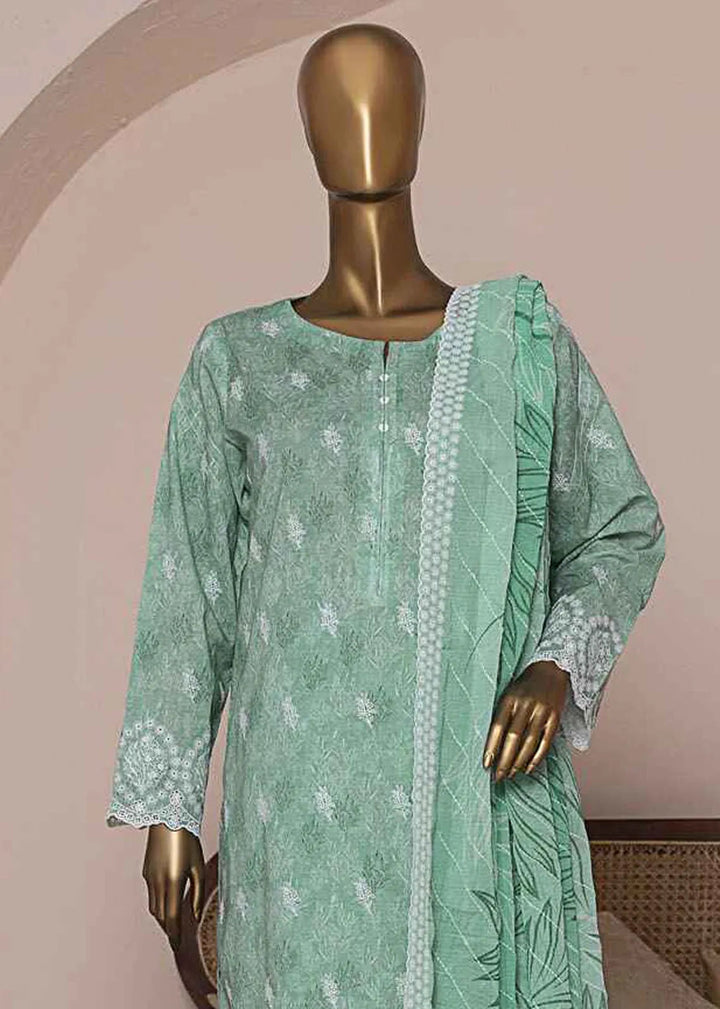 HZ Textiles Chikankari Lawn Suits Unstitched 3 Piece HZ25CE PEC-956 - Summer Collection