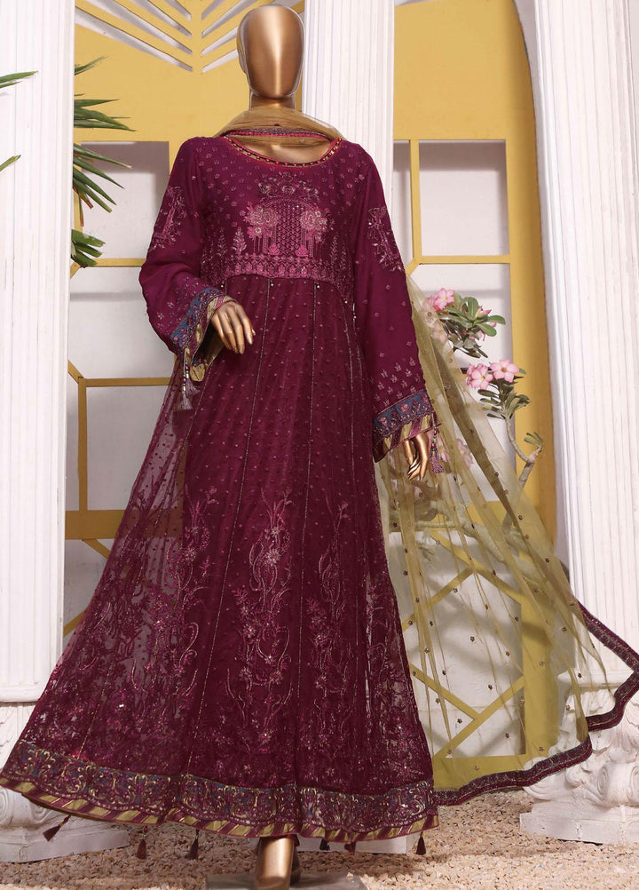 HZ Textiles Embroidered Chiffon Suits Unstitched 3 Piece HZ22CL Lalzari - Luxury Collection
