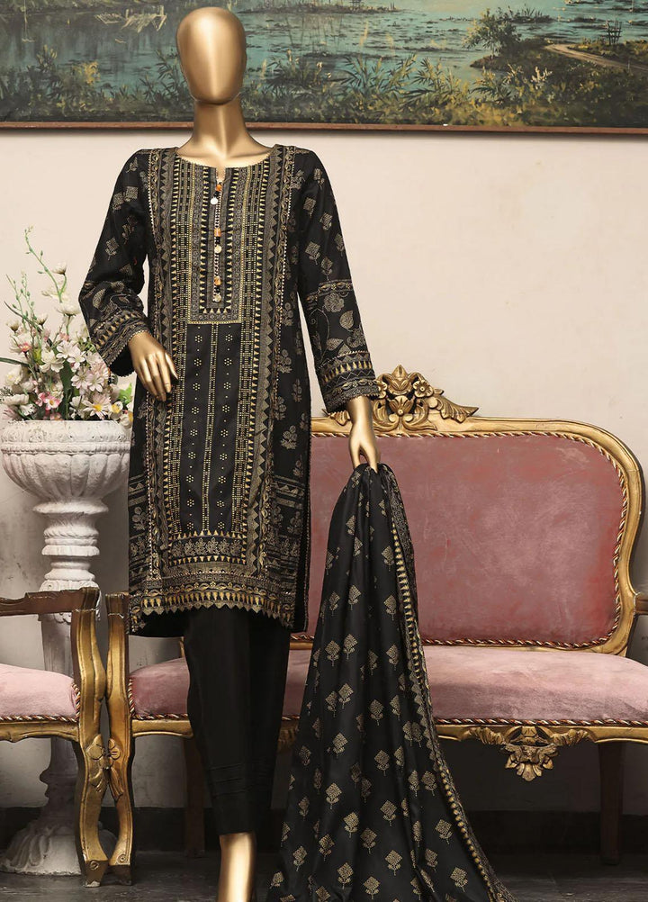 HZ Textiles Printed Lawn Suits Unstitched 3 Piece HZ22DC DCP-25C - Summer Collection