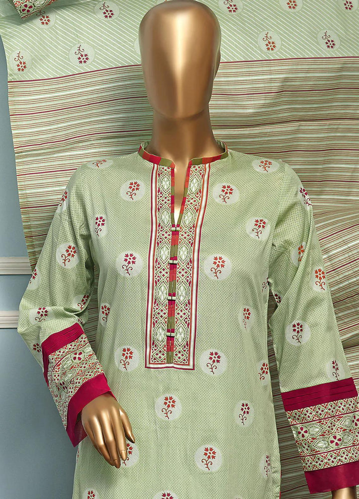 HZ Textiles Printed Lawn Suits Unstitched 3 Piece HZ22DC DCP-27A - Summer Collection