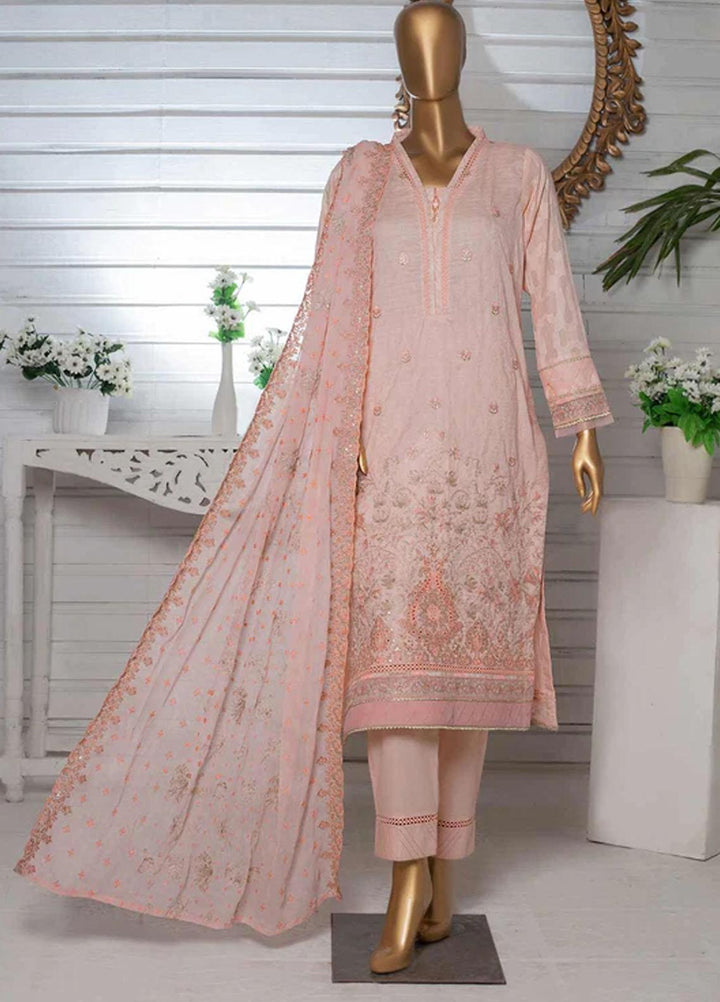 HZ Textiles Embroidered Jacquard Suits Unstitched 3 Piece HZ22DB DJB-05 - Winter Collection