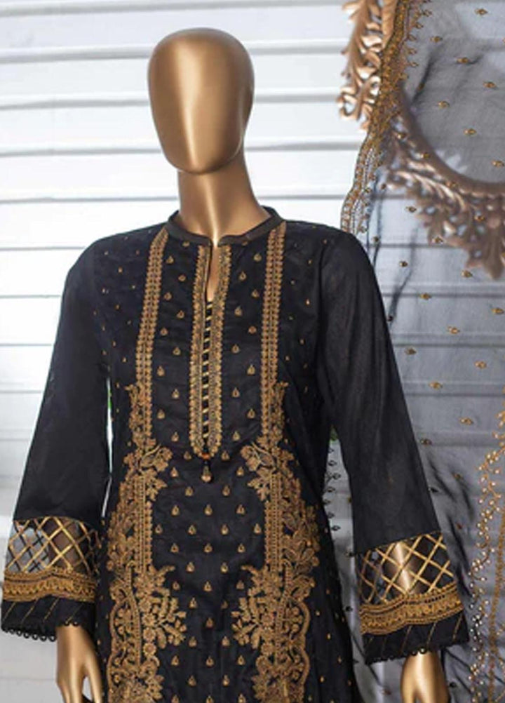 HZ Textiles Embroidered Jacquard Suits Unstitched 3 Piece HZ22DB DJB-08 - Winter Collection