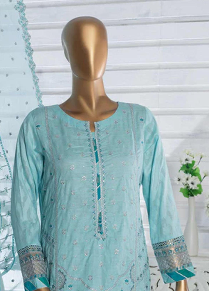 HZ Textiles Embroidered Jacquard Suits Unstitched 3 Piece HZ22DB DJB-09 - Winter Collection
