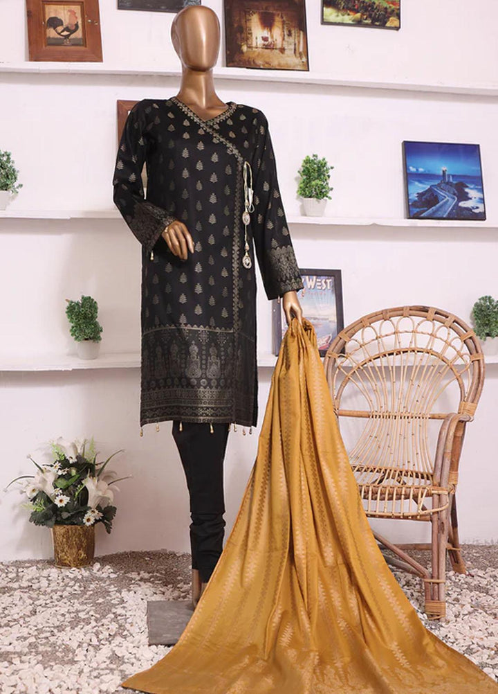 HZ Textiles Jacquard Cotton Suits Unstitched 3 Piece HZ22DF DFJ-03 - Festive Collection