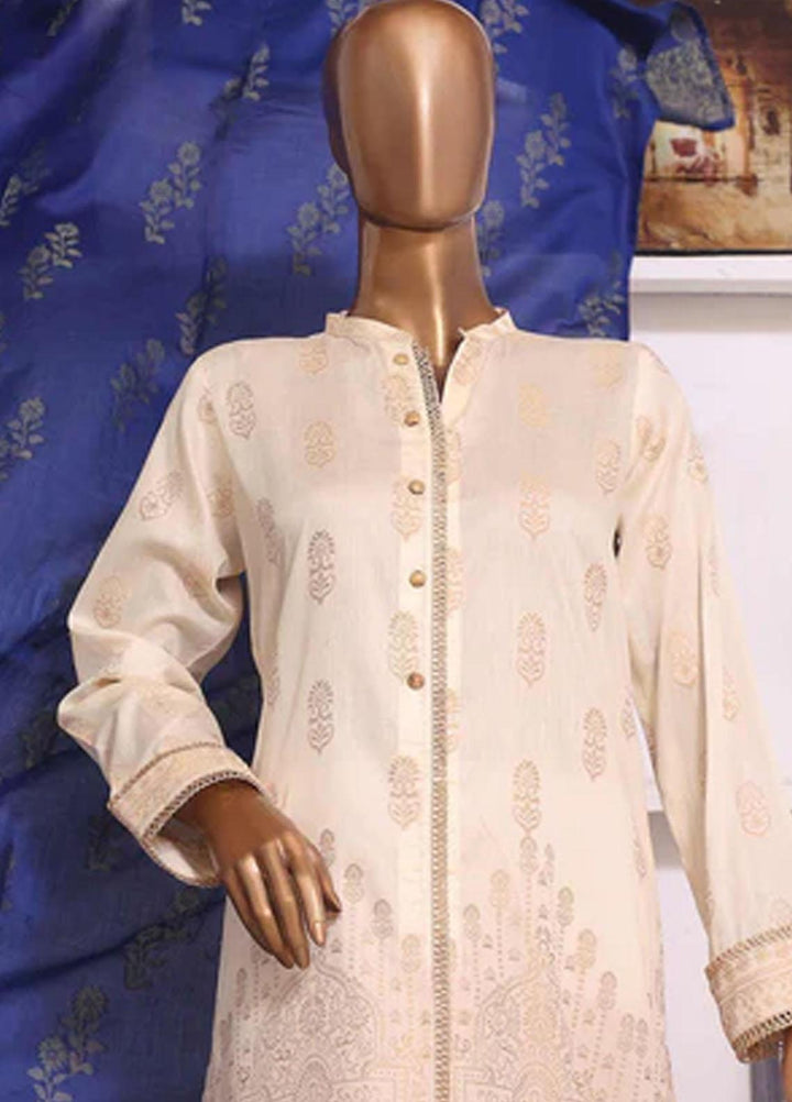 HZ Textiles Jacquard Cotton Suits Unstitched 3 Piece HZ22DF DFJ-04 - Festive Collection