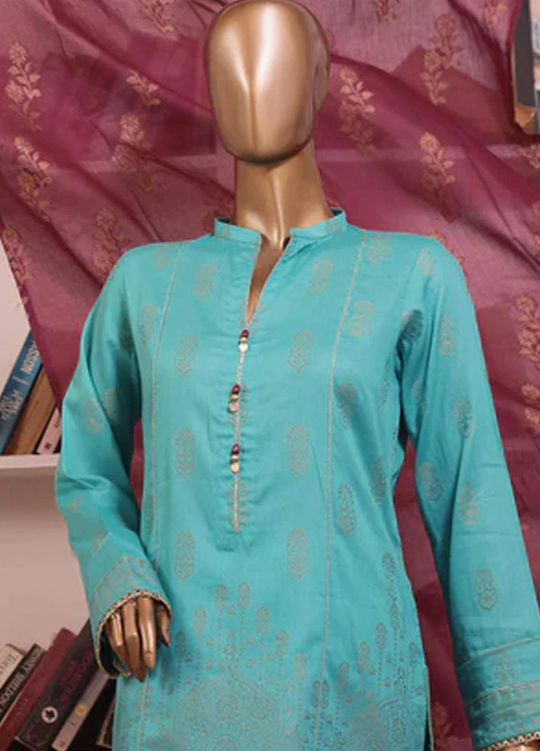 HZ Textiles Jacquard Cotton Suits Unstitched 3 Piece HZ22DF DFJ-07 - Festive Collection