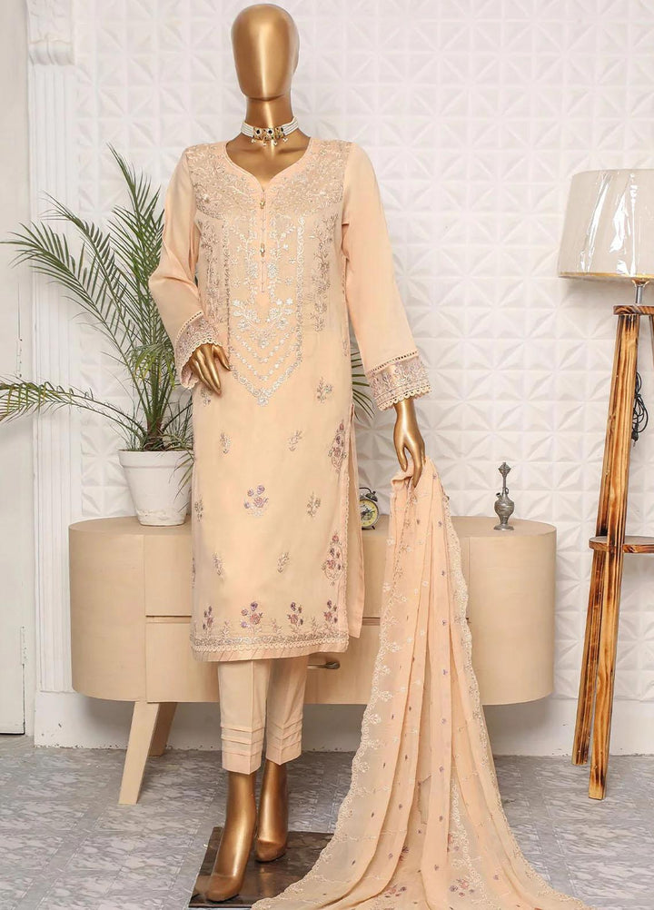 HZ Textiles Embroidered Jacquard Suits Unstitched 3 Piece HZ23DJ DJ-06 - Summer Collection
