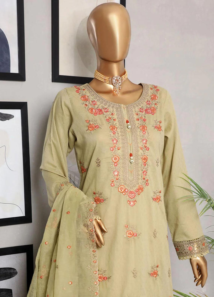 HZ Textiles Embroidered Jacquard Suits Unstitched 3 Piece HZ23DJ DJ-08 - Summer Collection
