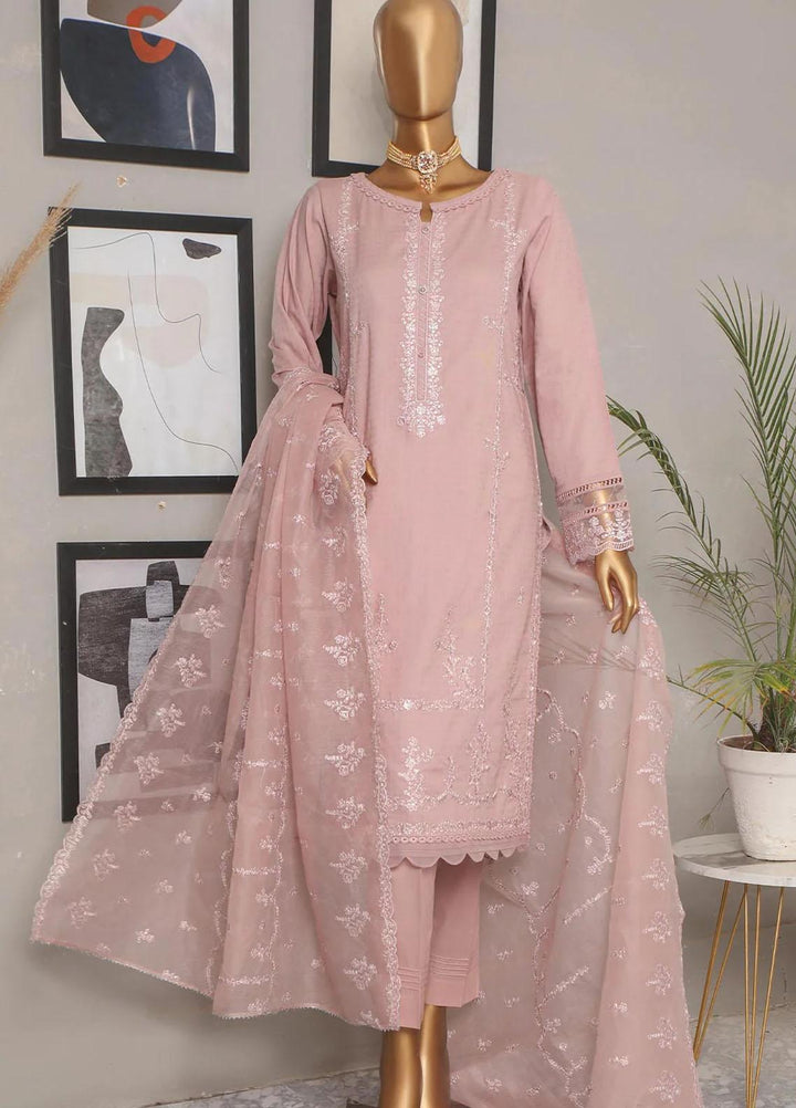 HZ Textiles Embroidered Jacquard Suits Unstitched 3 Piece HZ23DJ DJ-09 - Summer Collection
