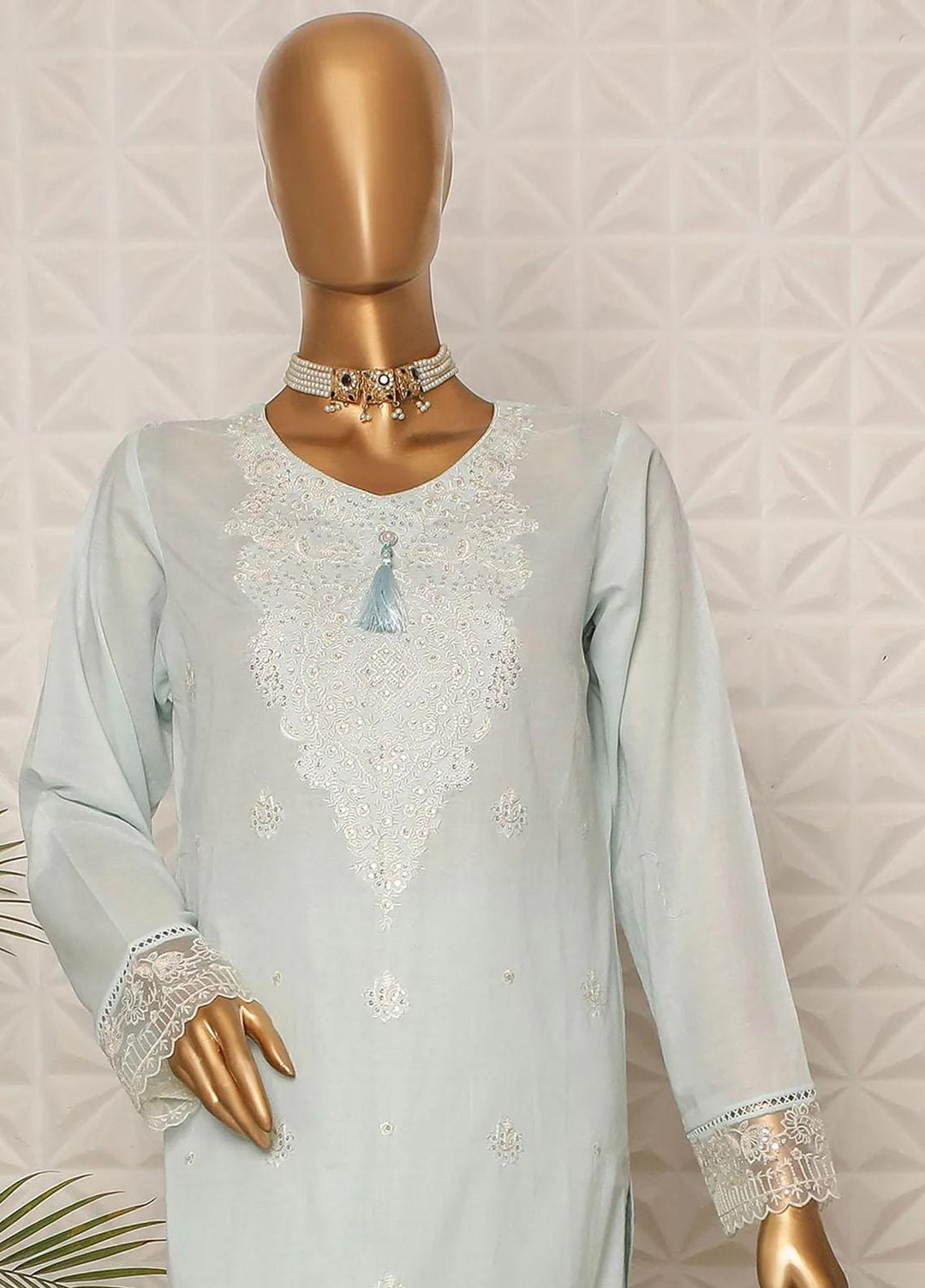 HZ Textiles Embroidered Jacquard Suits Unstitched 3 Piece HZ23DJ DJ-10 - Summer Collection