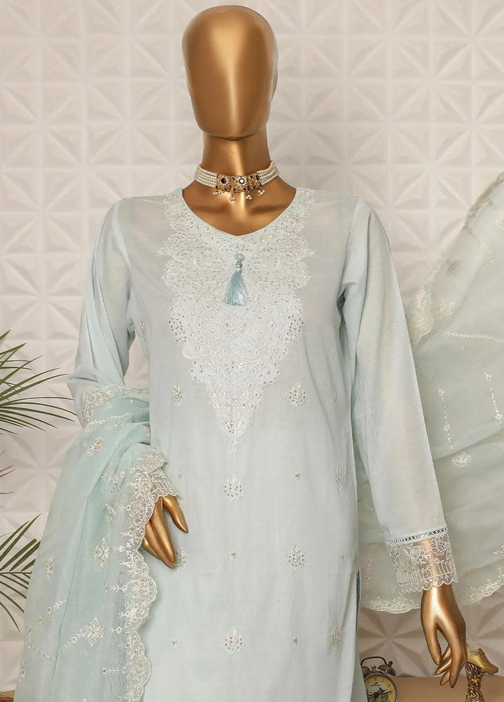 HZ Textiles Embroidered Jacquard Suits Unstitched 3 Piece HZ23DJ DJ-10 - Summer Collection