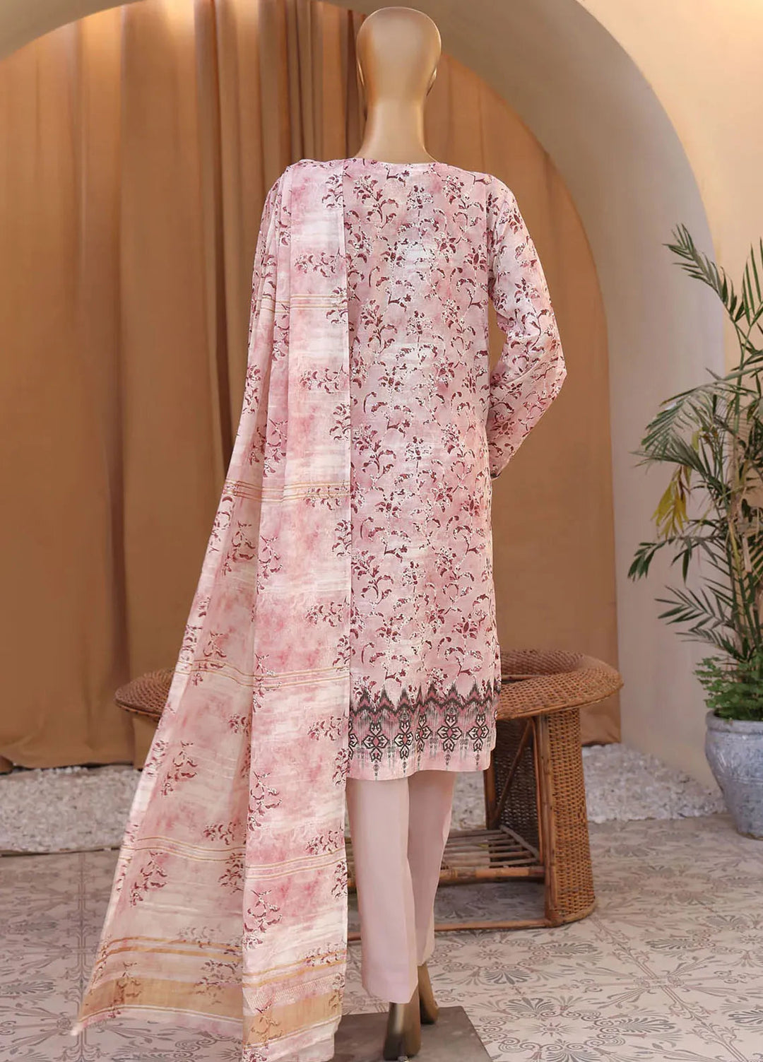 HZ Textiles Embroidered Cotton Suits Unstitched 3 Piece HZ24MCL MEJ-900 - Summer Collection