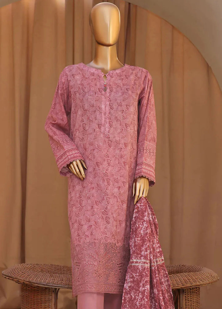 HZ Textiles Embroidered Cotton Suits Unstitched 3 Piece HZ24MCL MEJ-904 - Summer Collection