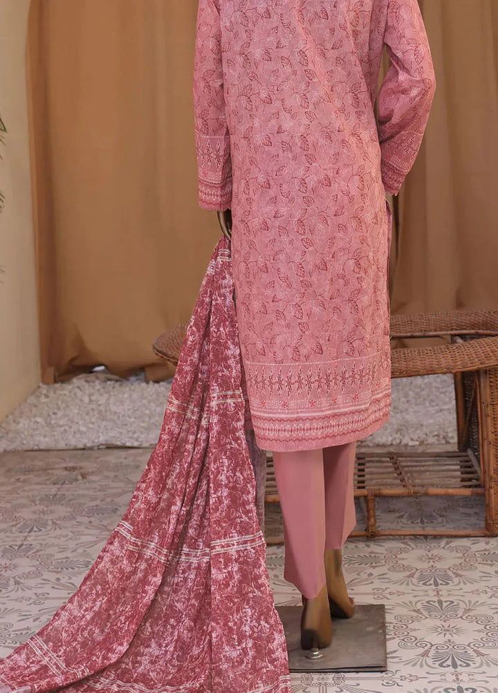 HZ Textiles Embroidered Cotton Suits Unstitched 3 Piece HZ24MCL MEJ-904 - Summer Collection