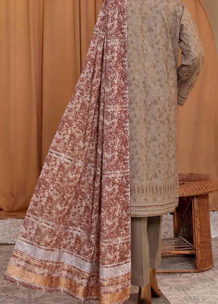 HZ Textiles Embroidered Cotton Suits Unstitched 3 Piece HZ24MCL MEJ-907 - Summer Collection