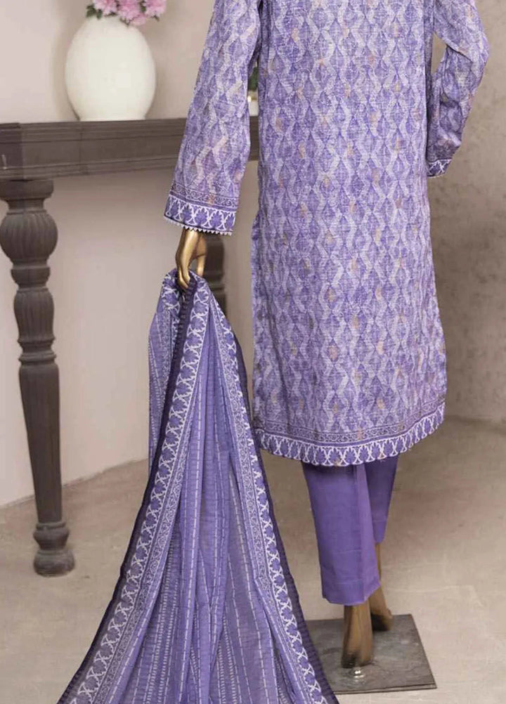 HZ Textiles Embroidered Jacquard Suits Unstitched 3 Piece HZ24KJ KJE-05 - Winter Collection