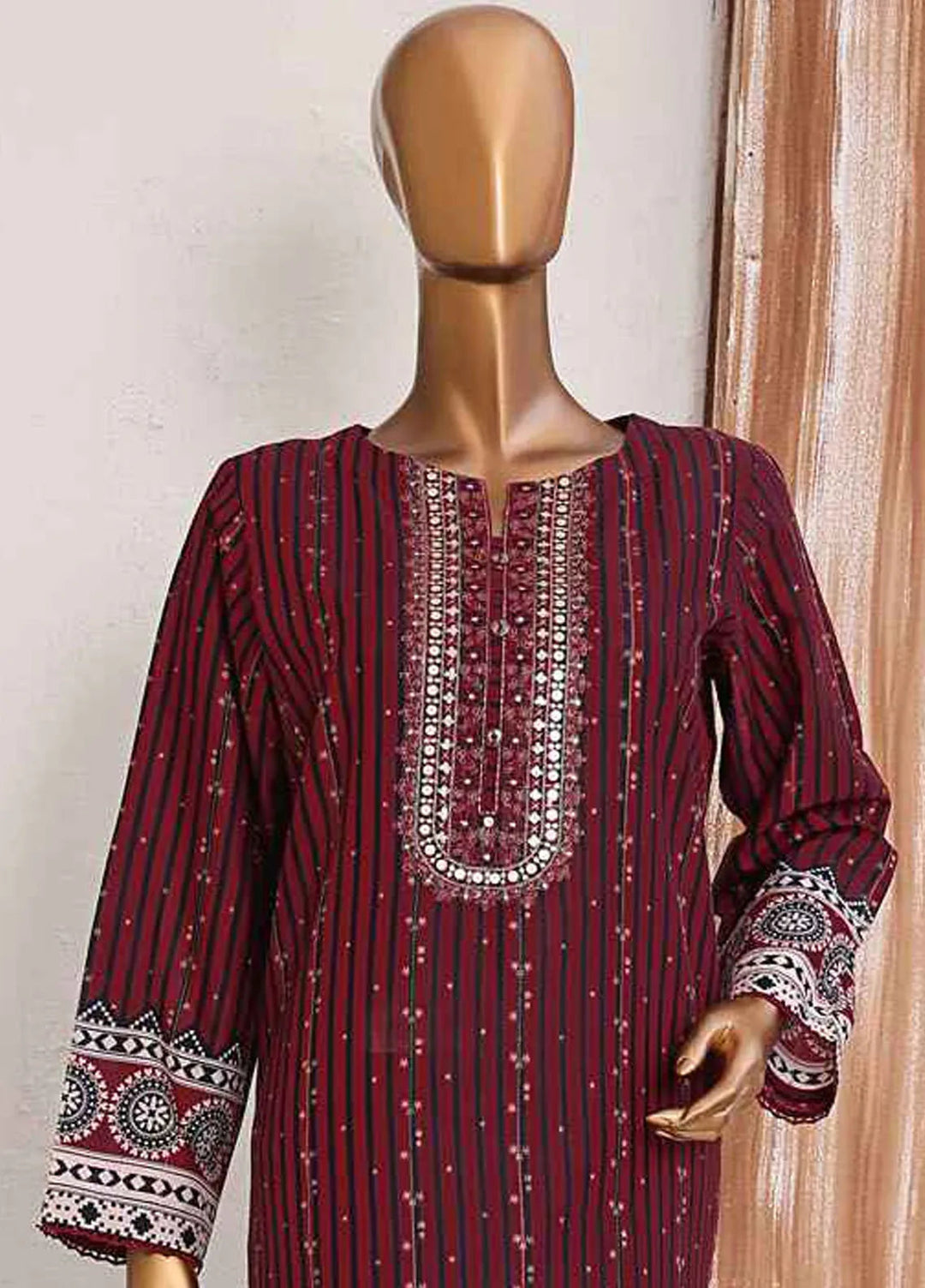 Hz Textiles Embroidered Jacquard Suits Unstitched 3 Piece HZ25TS TJE-1209 - Summer Collection