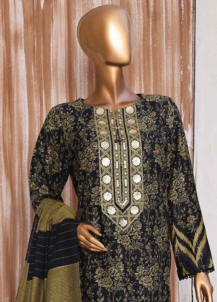Hz Textiles Embroidered Jacquard Suits Unstitched 3 Piece HZ25TS TJE-1211 - Summer Collection