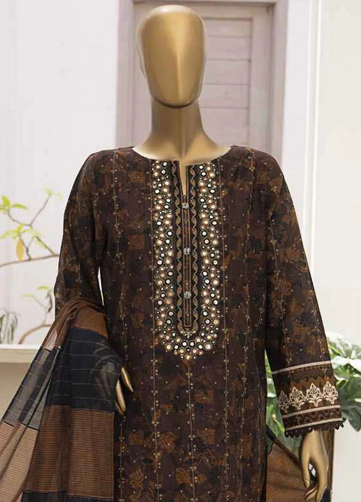 Hz Textiles Embroidered Jacquard Suits Unstitched 3 Piece HZ25TS TJE-1213 - Summer Collection