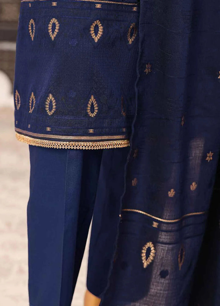 Hz Textiles Embroidered Jacquard Suits Unstitched 3 Piece HZ25VH VJ-01 - Summer Collection