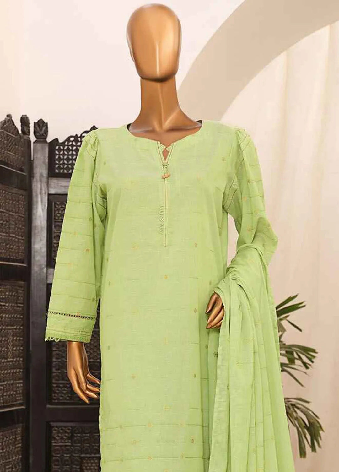 Hz Textiles Embroidered Jacquard Suits Unstitched 3 Piece HZ25VH VJ-02 - Summer Collection