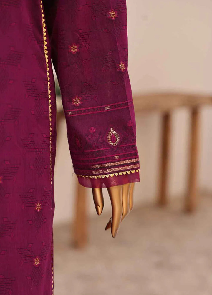 Hz Textiles Embroidered Jacquard Suits Unstitched 3 Piece HZ25VH VJ-04 - Summer Collection