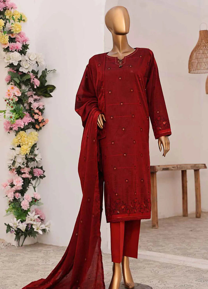 Hz Textiles Embroidered Jacquard Suits Unstitched 3 Piece HZ25VH VJ-10 - Summer Collection