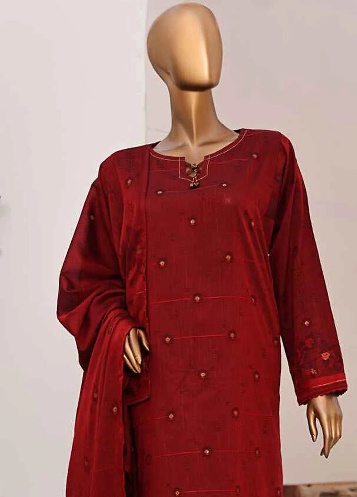 Hz Textiles Embroidered Jacquard Suits Unstitched 3 Piece HZ25VH VJ-10 - Summer Collection