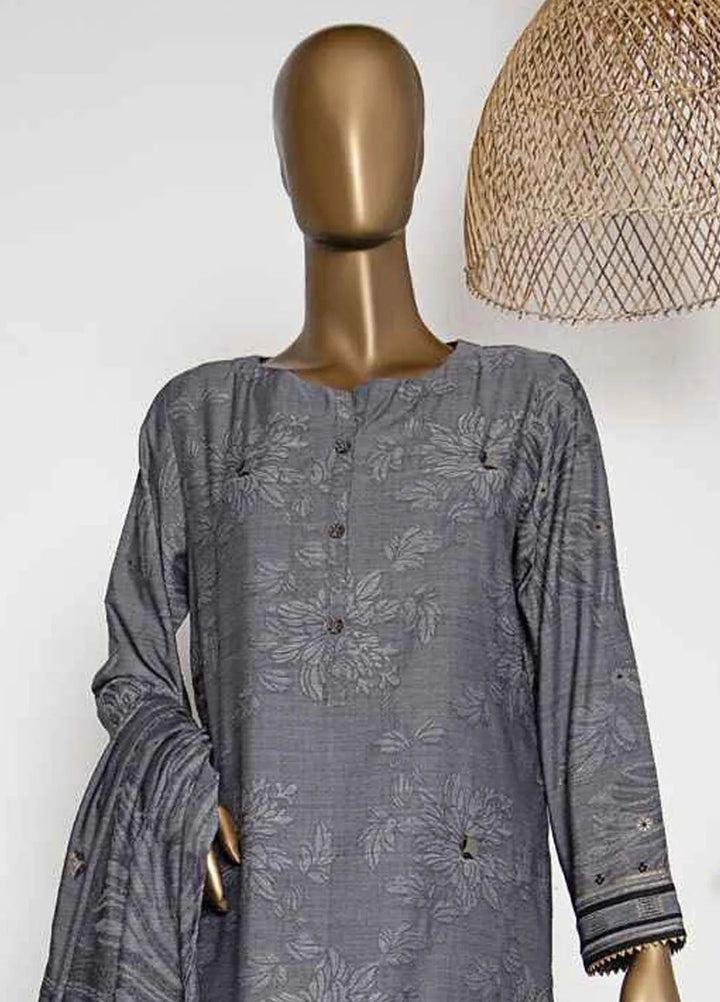 Hz Textiles Embroidered Jacquard Suits Unstitched 3 Piece HZ25VH VJ-11 - Summer Collection