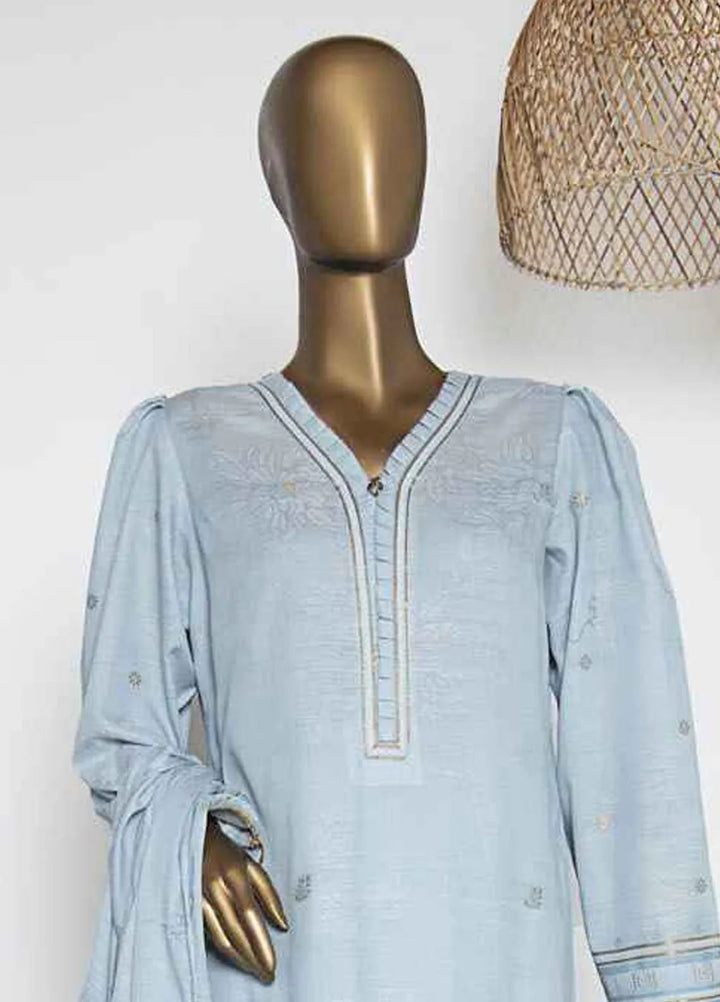 Hz Textiles Embroidered Jacquard Suits Unstitched 3 Piece HZ25VH VJ-12 - Summer Collection