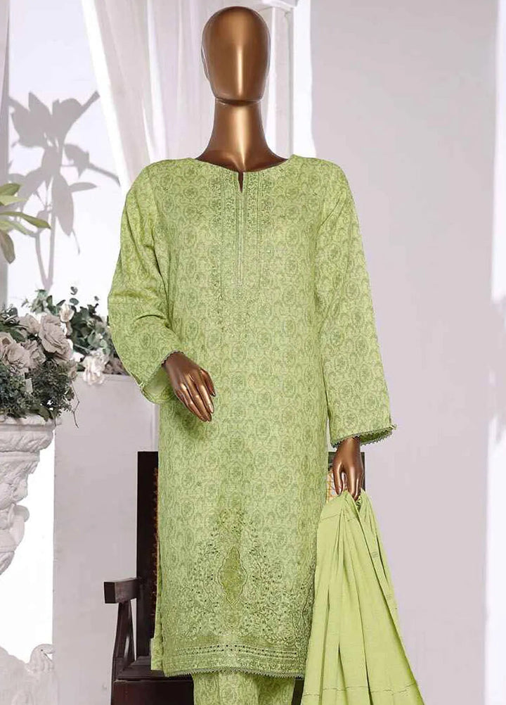 HZ Textiles Embroidered Khaddar Suits Unstitched 3 Piece HZ24KM KES-65 - Winter Collection