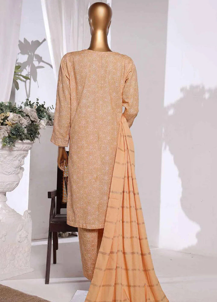 HZ Textiles Embroidered Khaddar Suits Unstitched 3 Piece HZ24KM KES-66 - Winter Collection