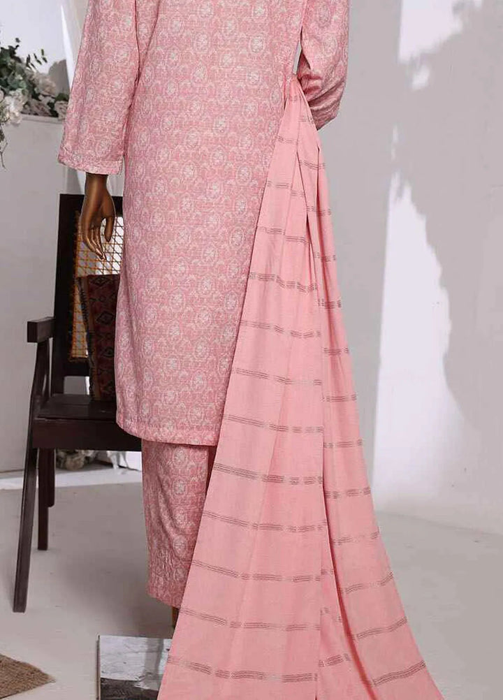 HZ Textiles Embroidered Khaddar Suits Unstitched 3 Piece HZ24KM KES-67 - Winter Collection