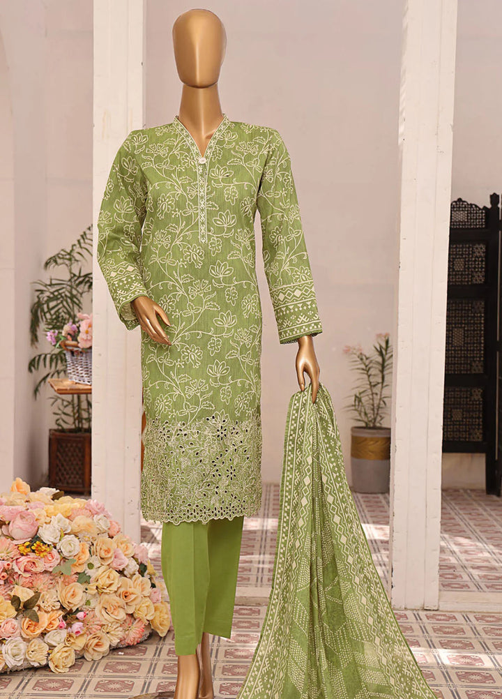HZ Textiles Embroidered Lawn Suits Unstitched 3 Piece HZ25AS AJE - 309 - Summer Collection