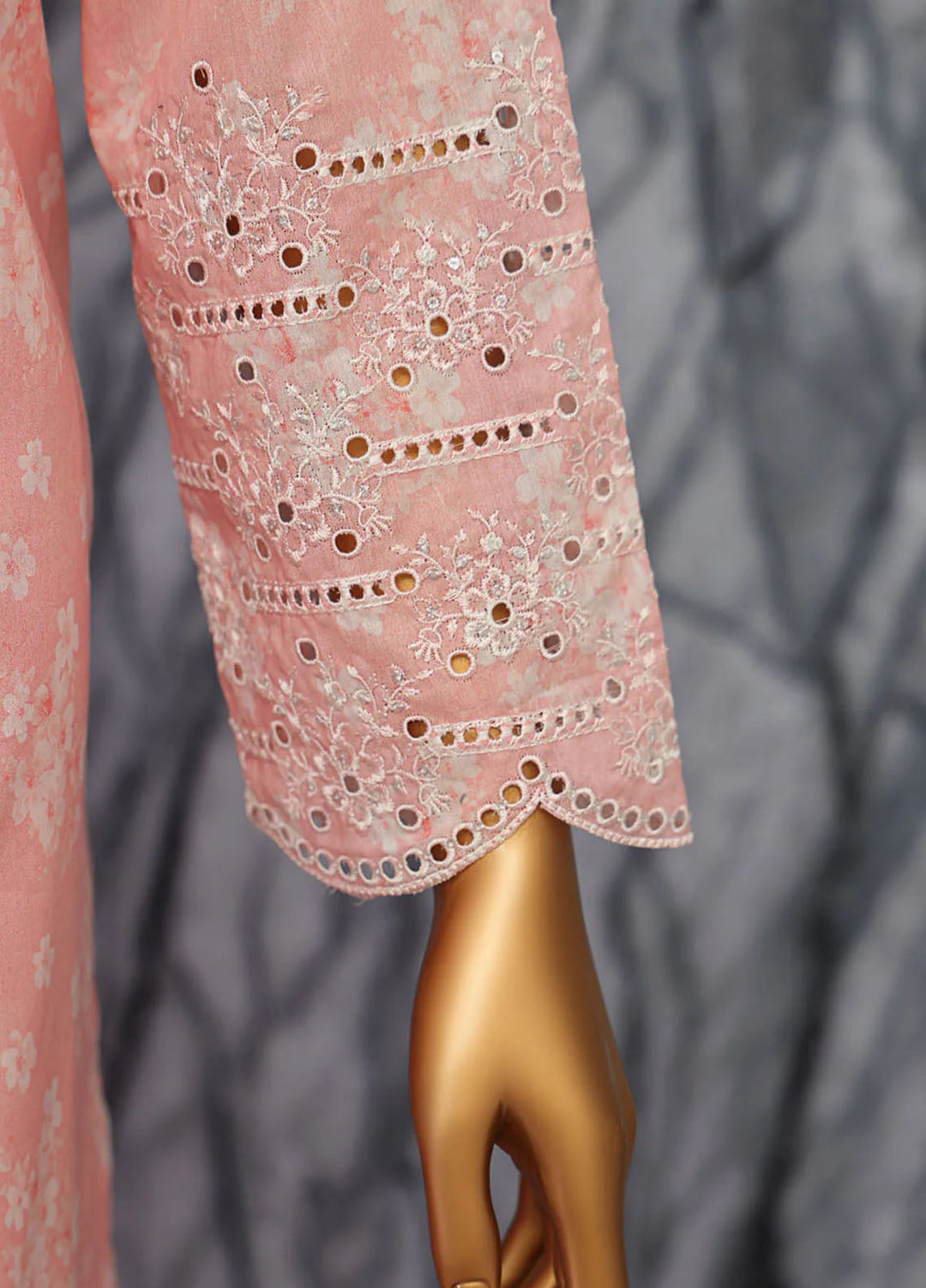 HZ Textiles Embroidered Lawn Suits Unstitched 3 Piece HZ25EUL EC-1048 - Summer Collection