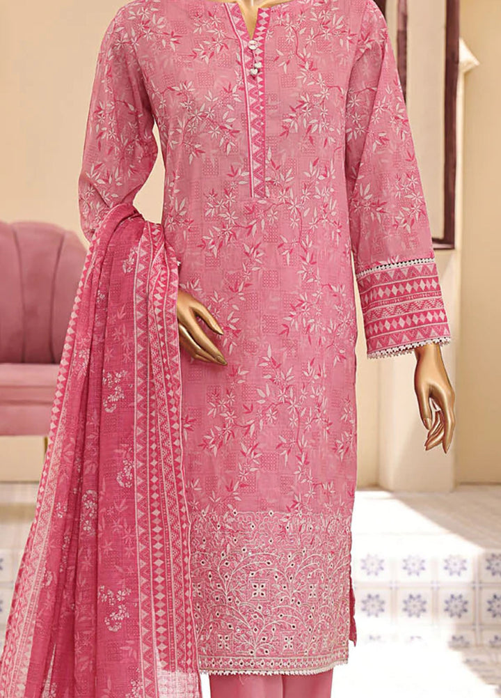 HZ Textiles Embroidered Lawn Suits Unstitched 3 Piece HZ25ML MEC-507 - Summer Collection