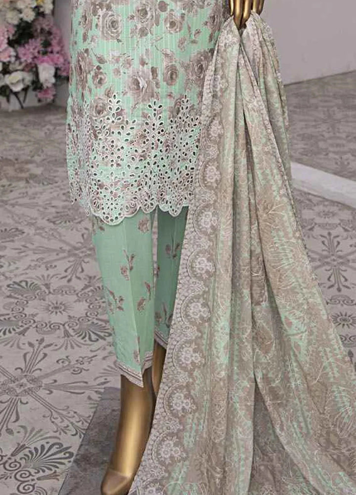 HZ Textiles Embroidered Lawn Suits Unstitched 3 Piece HZ25NV2 NPE-03-VOL-2 - Summer Collection