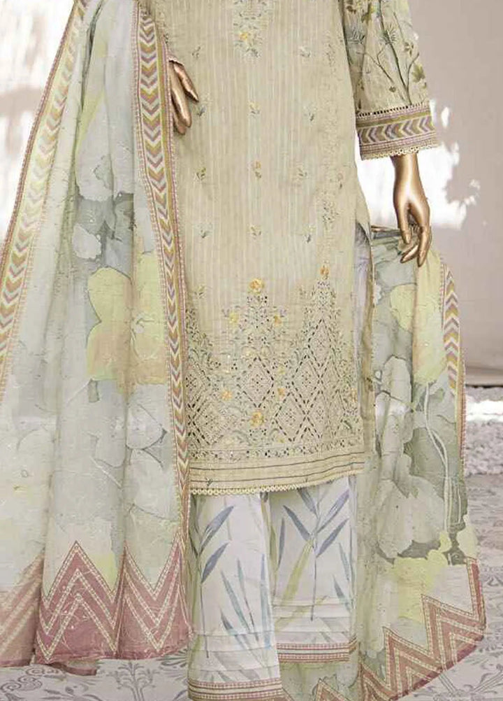 HZ Textiles Embroidered Lawn Suits Unstitched 3 Piece HZ25NV2 NPE-11-VOL-2 - Summer Collection