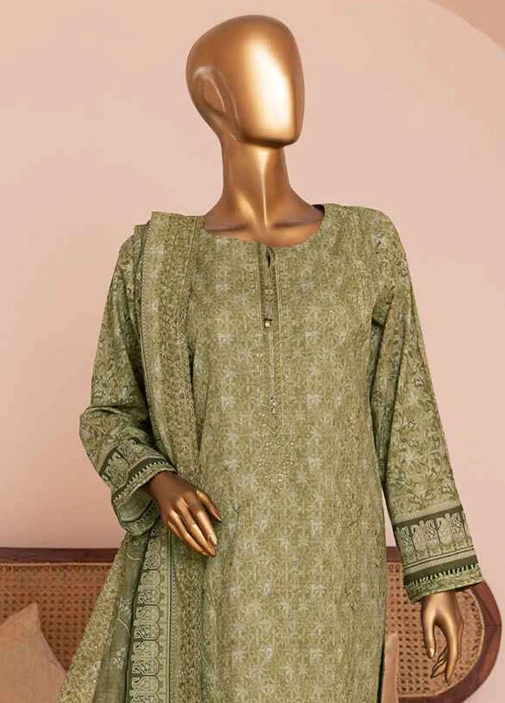 HZ Textiles Embroidered Lawn Suits Unstitched 3 Piece HZ25PV2 PEC-951 - Summer Collection