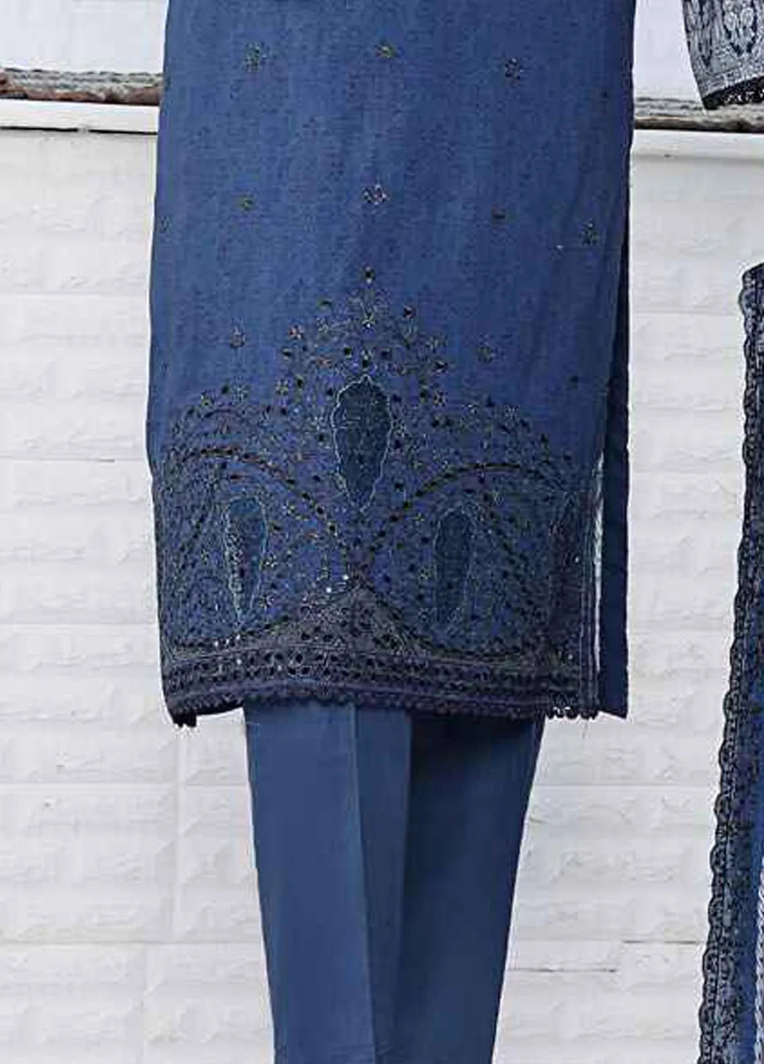 HZ Textiles Embroidered Lawn Suits Unstitched 3 Piece HZ25VE PVE-908 - Summer Collection