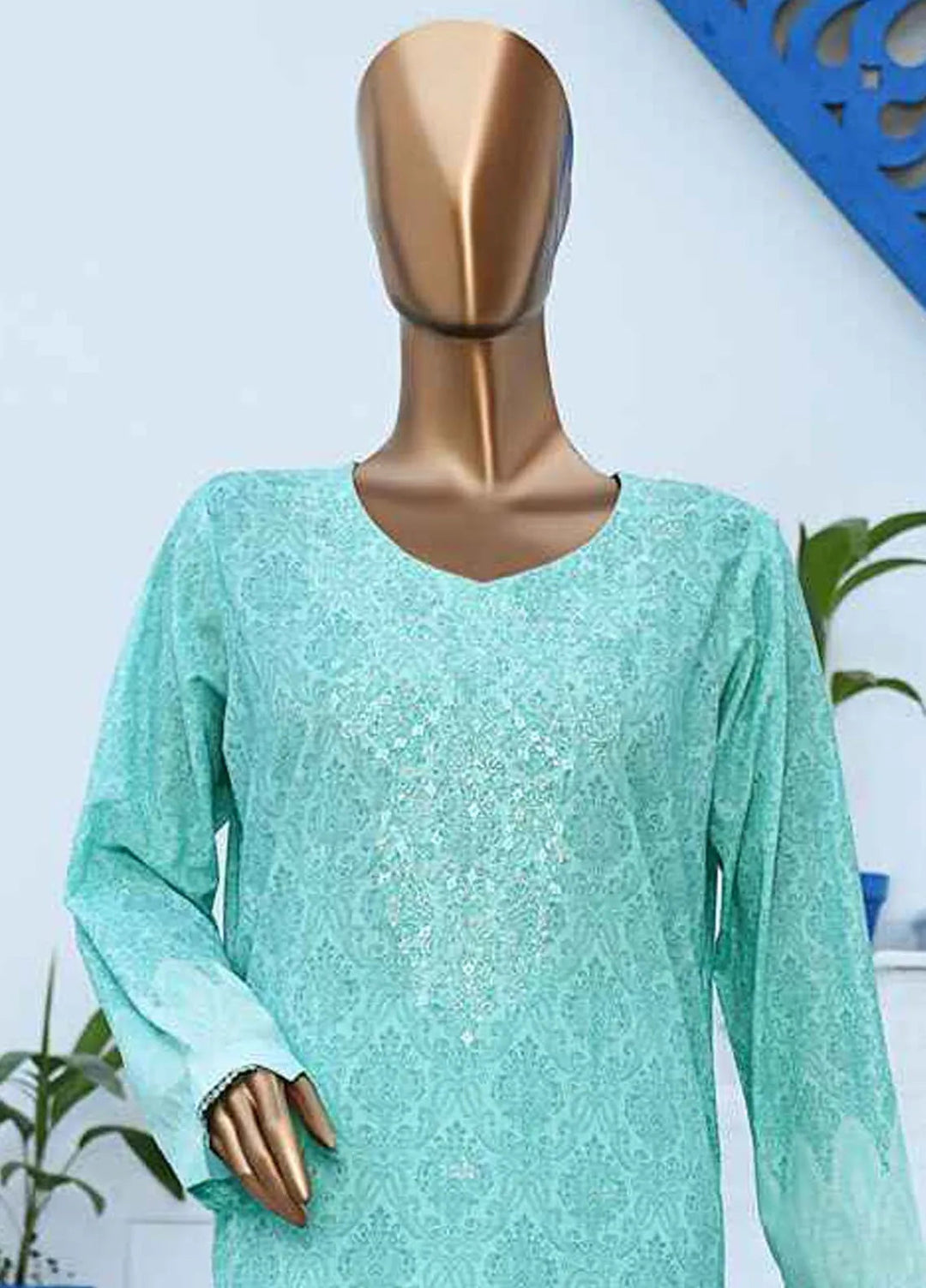 HZ Textiles Embroidered Lawn Suits Unstitched 3 Piece HZ25VE PVE-909 - Summer Collection