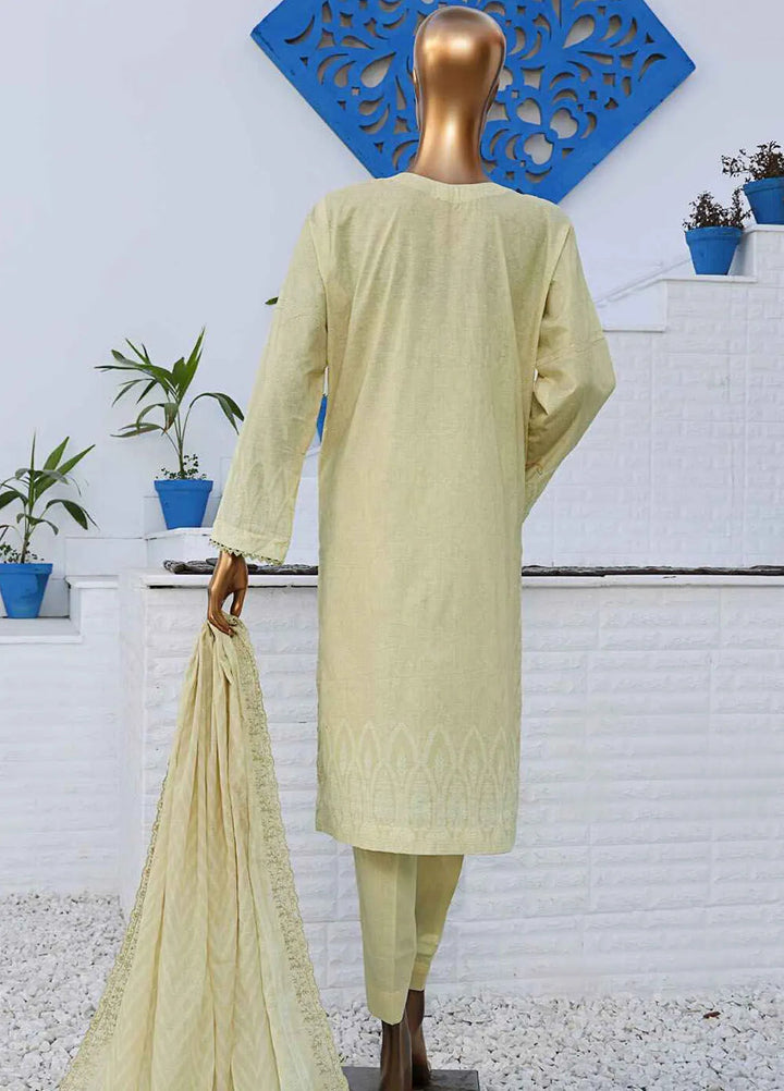 HZ Textiles Embroidered Lawn Suits Unstitched 3 Piece HZ25VE PVE-912 - Summer Collection